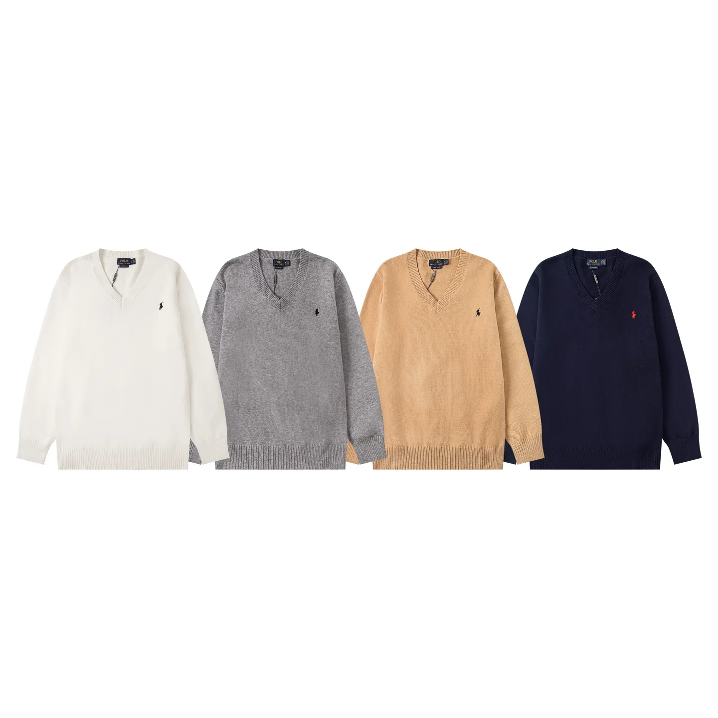 P210 Style number: Y197 Ralph Lauren men's crew neck sweater men's hemp flower original collar sweater. The version is really good-looking. It can be worn alone or as a jacket to be worn inside or outside. The upper body shows personal fashion charm. Four colors are available. The same style for men and women. A must-see item for new summer products. Tag, hanging grain, washed, packaging bag, full set of accessories. Very good appearance. Super exquisite workmanship. Size: S-XL